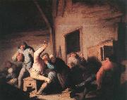 Carousing Peasants in a Tavern, OSTADE, Adriaen Jansz. van